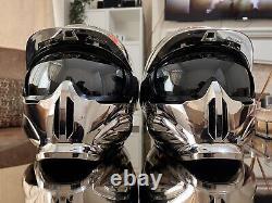 2 RUROC Helmets Ski / Snowboard, M-L- Chrome NEW
