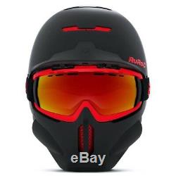 2019 NEW! Ruroc Black Inferno RG1-DX Ski and Snowboard Helmet M/L