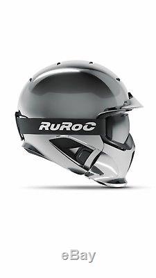 2019 NEW! Ruroc Shadow Chrome RG1-DX Ski and Snowboard Helmet M/L RECCO
