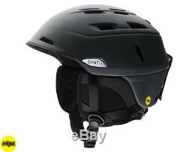 2020 Smith Optics Camber Black MIPS Ski Snowboard Helmet LARGE (59-63cm)