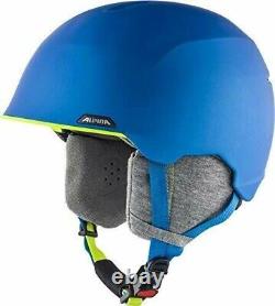 ALPINA ALBONA Ski Snowboarding Helmet blue-neon-y. Matt 53-57