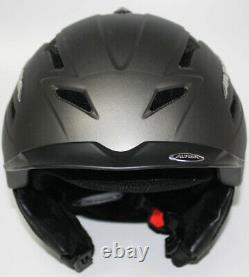 ALPINA Uni Snowboard Ski Helmet Chief Ten Anthracite-Black Matte 51-55