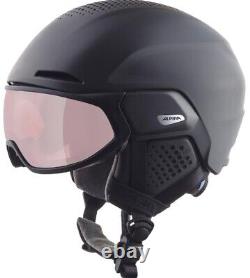 Alpina Alto QV visor ski helmet snowboard helmet black matt A9237