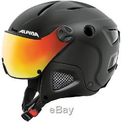 Alpina Attelas Snowboardhelm Skihelm mit Visier Helm Helmet Visor A9090