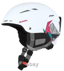 Alpina Biom Ski Helmet Snowboard Helmet White Pink Matte