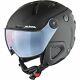 Alpina Erwachsenen Skihelm Ski Helm Attelas Visor Quattrovarioflex Black Matt
