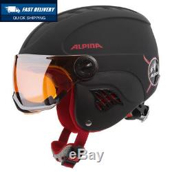 Alpina Girls Carat L. E. Ski Helmet with Visor HM, Children's, HM