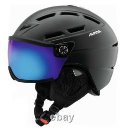 Alpina Griva Visor VHM Ski Helmet Snowboard Helmet Black Matte
