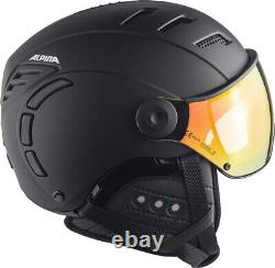 Alpina Jump 2.0 QVM visor ski helmet snowboard helmet black matte A9209