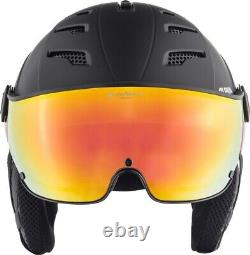 Alpina Jump 2.0 Qvm Visor Ski Helmet Snowboard Helmet Black Matte A9209