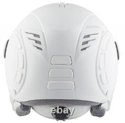 Alpina Jump 2.0 VM Visor Ski Helmet Snowboard Helmet White Grey Matte