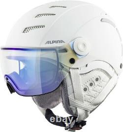 Alpina Jump 2.0 VM Visor Ski Helmet Snowboard Helmet White Matte