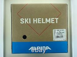 Alpina Jump 2.0 Vm Ski And Snowboard Helmet Size 55-58 White Matt