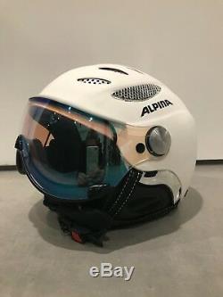 Alpina Jump Varioflex Ski Helmet White Size 55-57
