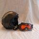 Alpina Ski Helmet And Polaroid Goggles Snowboarding Winter Sport Great Condition