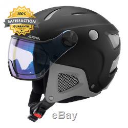 Alpina Unisex Attelas Visor VHM Ski Helmet, Unisex, Vhm