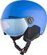 Alpina Zupo Visor Q-lite Children's Ski Helmet Snowboard Helmet Blue Matte A9229