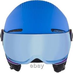 Alpina Zupo Visor Q-Lite Children's Ski Helmet Snowboard Helmet Blue Matte A9229