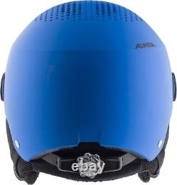 Alpina Zupo Visor Q-Lite Children's Ski Helmet Snowboard Helmet Blue Matte A9229