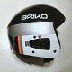 Briko Vulcano Race Helmet Fis 6.8 Black-silver-white Size 60cm For Ski Snowboard
