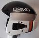 Briko Ski Vulcano Race Helmet Fis 6.8 Us Team Black 56 Cm Protetto Nastar Ussa