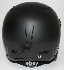 Black Crevice Ski Helmet Snowboard Helmet Unisex Adult Chamonix Visor M