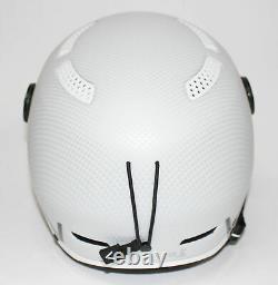 Black Crevice Ski Helmet Snowboard Helmet Unisex Adult Chamonix Visor M/