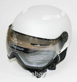 Black Crevice Ski Helmet Snowboard Helmet Unisex Adult Chamonix Visor S 51-54
