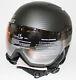 Black Crevice Ski Helmet Snowboard Helmet Unisex Adult Chamonix Visor S 51-54 Cm