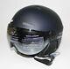 Black Crevice Ski Helmet Snowboard Helmet Unisex Adult Soelden Visor M/l 58-61