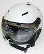 Black Crevice Ski Helmet Snowboard Helmet Unisex Adult Vail Visor M 55-58