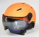 Black Crevice Ski Helmet Snowboard Helmet Unisex Adult Vail Visor M 55-58 Cm
