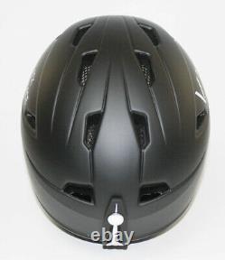 Black Crevice Ski Helmet Snowboard Unisex Adult Vail with Visor M 55-58 CM