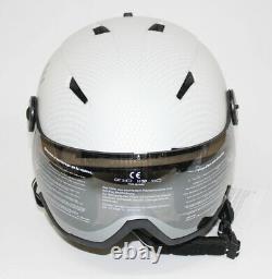 Black Crevice Ski Helmet Snowboard with Visor Unisex Adult Vail L 58-61 CM