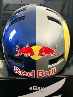 Bluegrass Super Bold RARE Red Bull Helmet. BMX, MTB, Snowboard, Ski NEW Size M