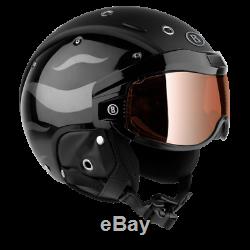 Bogner Ski-Helm B-Visor Flames Black