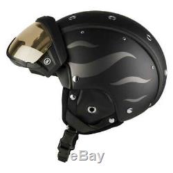 Bogner Skihelm Helmet B Visor Flames Black Matt Gr. L 58-62 cm