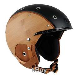Bogner Skihelm Helmet Bamboo Bambus/Schwarz Gr. L