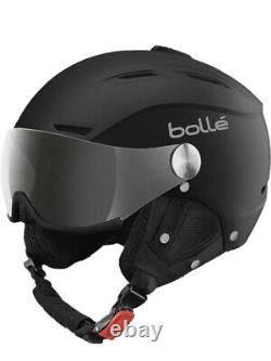 Bollé Backline Ski Snowboarding Helmet Black/ 2 visors/ Adult Large (59-61cm)
