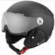Bolle Backline Visor Ski/snowboard Helmet Size M (56-58cm) Soft Black & Silver