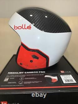 Bolle Medalist Carbon Pro Snowboard Ski Helmet L/XL 57-60cm Weight 540+ /-50