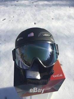 Bolle Osmoz Ski Snowboard Helmet &Visor Googles Black M54-58cm Brand New in Box