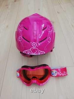 Briko Rookie Princess Ski Snowboarding Disney Princess Helmet And Goggles Kids