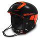 Briko Slalom Ski Racing Helmet Black/orange, Size Medium 56cm