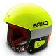 Briko Vulcano Fis Ski Race Helmet Yellow Orange Fluoro, Medium (56cm)