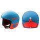 Briko Vulcano Junior Fis Adjustable Ski Helmet Blue Orange, S/m (53-56cm)