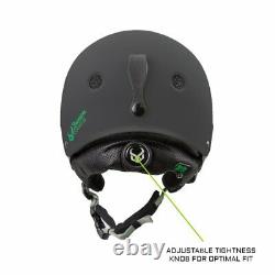 Demon Black Faktor Ski and Snowboarding Helmet with Audio and Goggle Lrg/XL 5