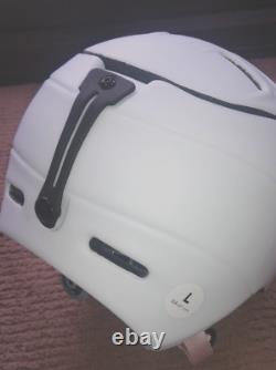 Downhill Ski and Snowboard Helmet Adjustable with Visor White 58-61cm
