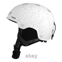Dreamscape Adults Kids Ski and Snowboard Safty Helmet H-Fs 300 Spotted White