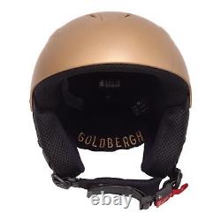 GOLDBERGH Ladies Metallic Gold Khloe Ski Snowboard Helmet L/XL RRP280 NEW